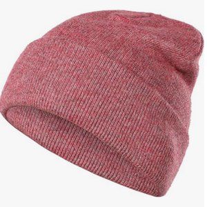 Achiou Knit Unisex Beanie Hat, Soft Slouchy Plain Knitted Skull Cap